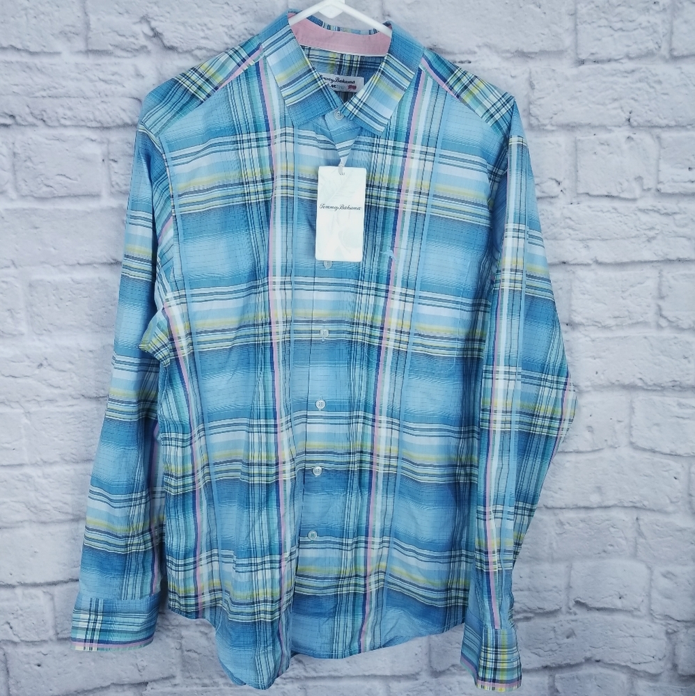Tommy Bahama medium island zone shirt long sleeve